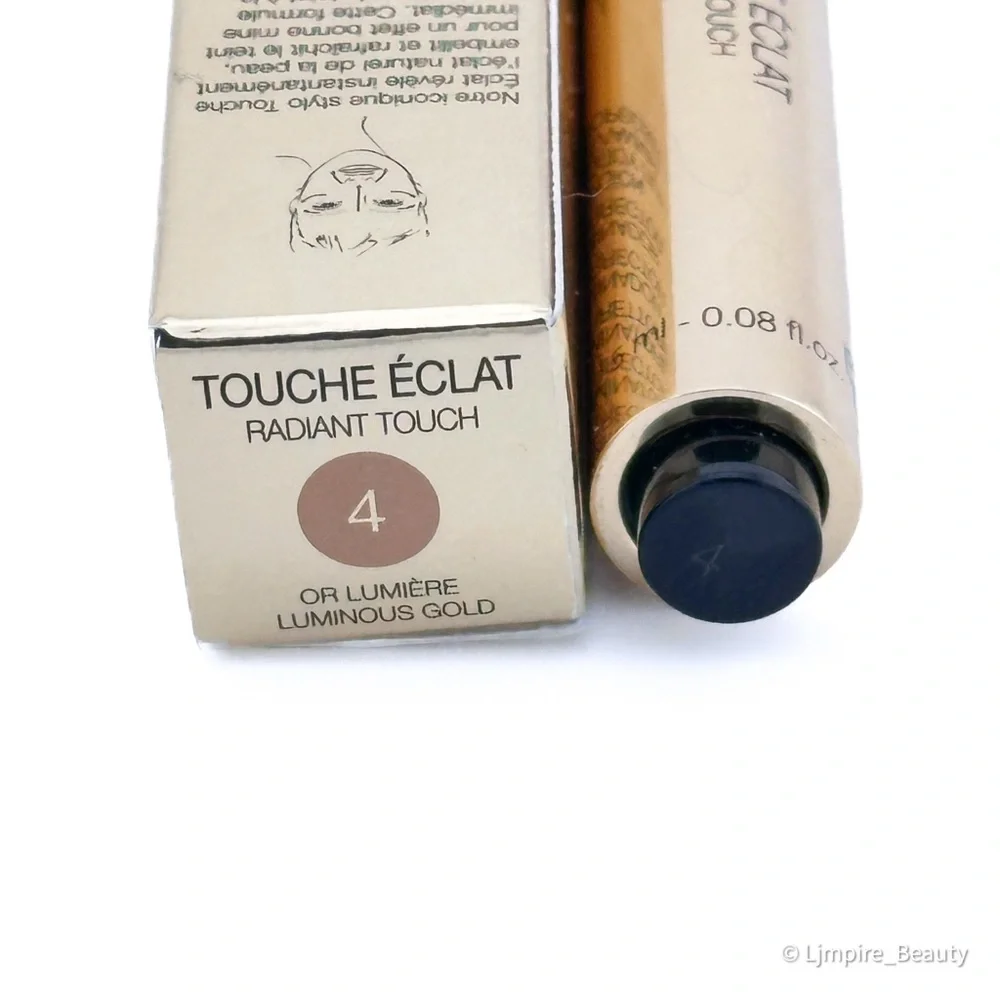 🆕 YVES SAINT LAURENT Touche Éclat Radiant Touch in 4 Luminous Gold NIB